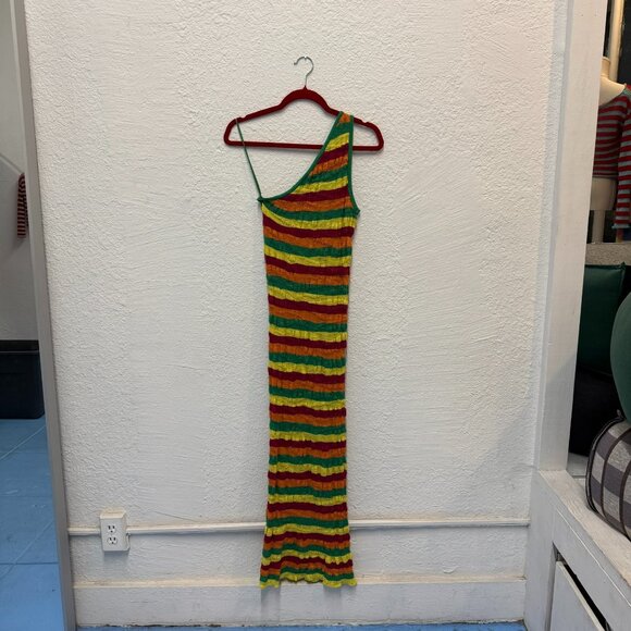 Zara Asymmetric Knit Dress - Picture 1 of 6